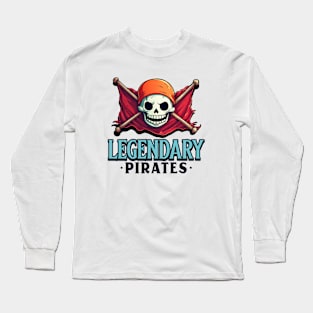 Legendary Pirates Anime Series Long Sleeve T-Shirt